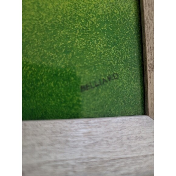 Daniel Belliard Signed Green Painting Enamel on Copper - Picture 4 of 14